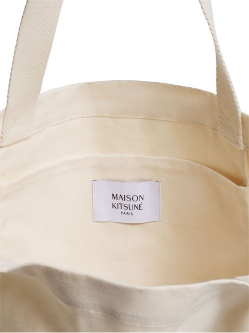 Tote bag with Maison Kitsuné signature print MAISON KITSUNE' | PW05124WW9042P700